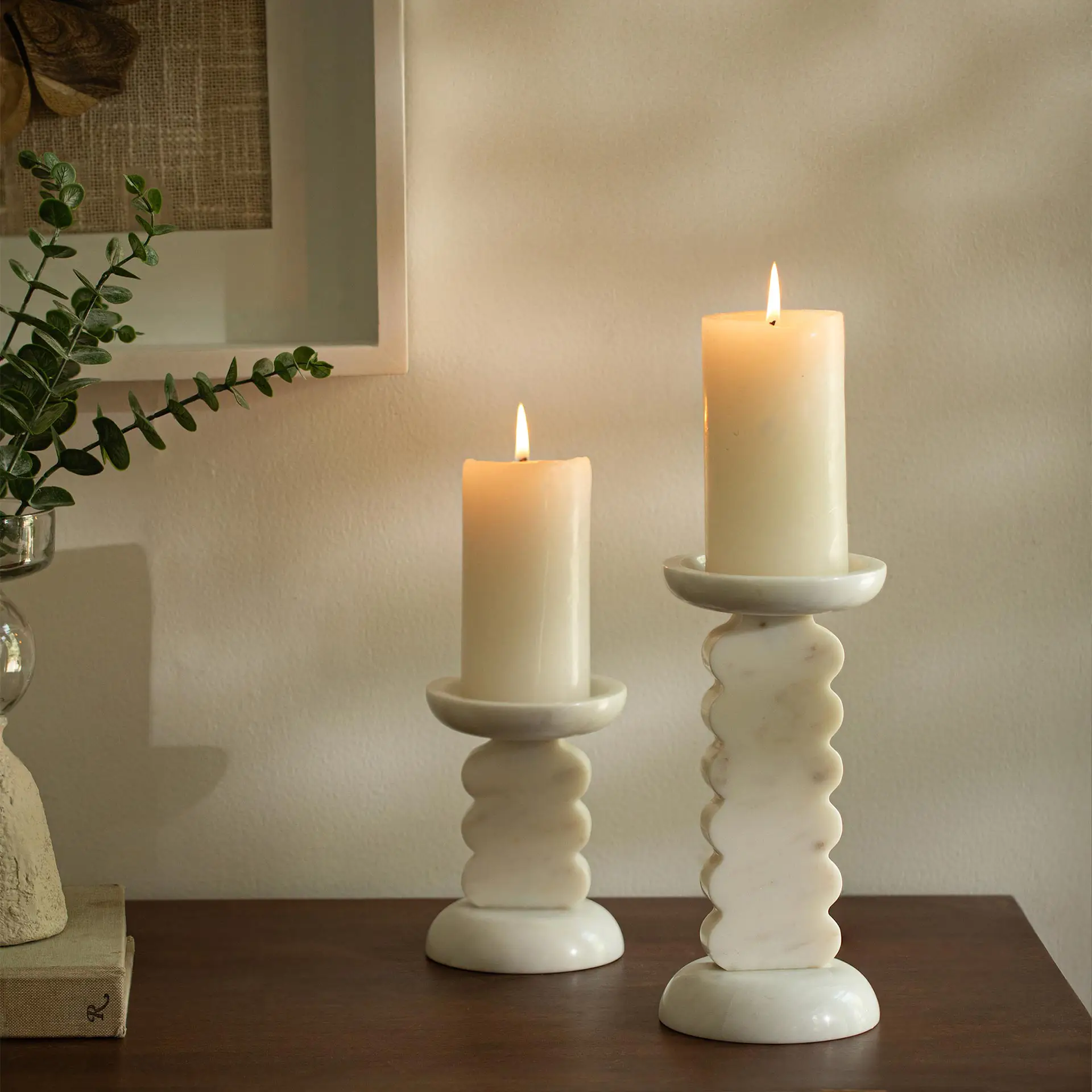 crescent candle stand - large - Image 4