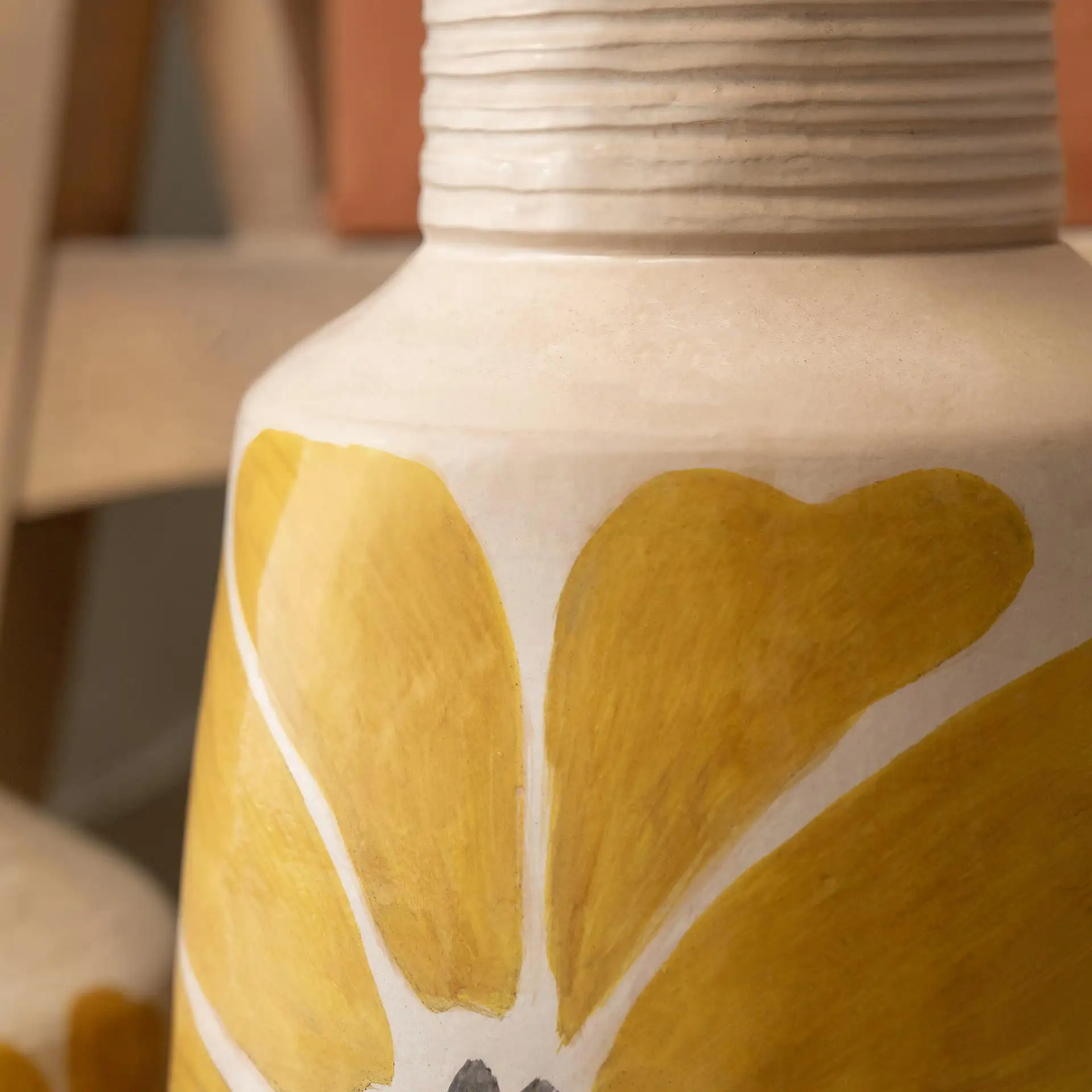 In Spring Terracotta Vase Yellow - 1 - Image 5