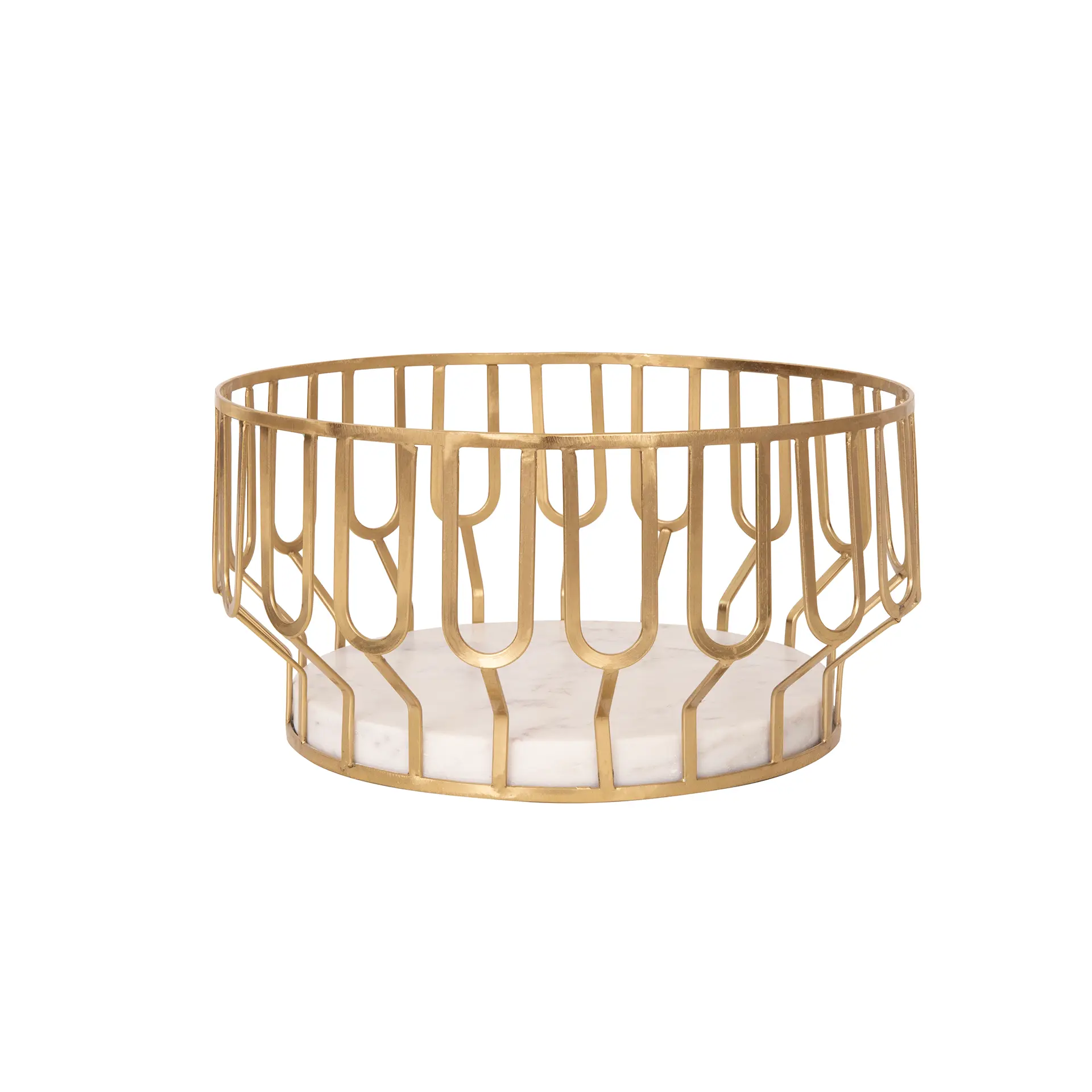 Weave Marble & Metal Basket- Small - Image 6